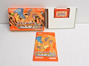 044Z740★【中古品】【GBA】 ポケットモンスター 赤 ファイアレッド