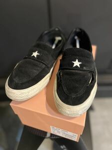 converse ONE STAR LOAFER 1SC911 NEXUSVII addict us7.5 26cm コンバース ローファー ワンスター ブラック