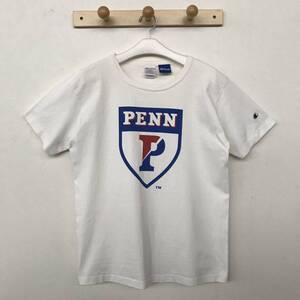 Champion×Penn T1011 HEAVY WEIGHT JERSEY T-SHIRT チャンピオン×Penn大学 USA製 メンズ ヘビーウエイトTシャツ 良品 size M