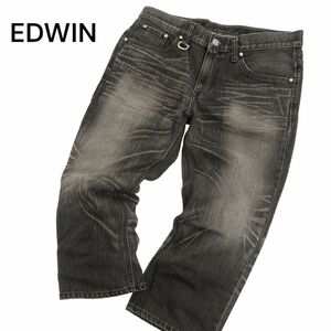 EDWIN エドウィン 4532 春夏 XVSシリーズ★ USED加工 クロップド丈 ウエスタン デニム パンツ ジーンズ Sz.32　メンズ　C4B01497_3#P