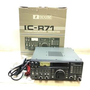 ICOM IC-R71 感度抜群で美品 SP-21外部スピーカーもお付けするお買い得品。 写真と動画で確認ください。