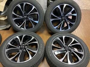 在庫一掃SALE◆希少◆美品◆MAZDA マツダ CX-8 純正 19インチ PCD114.3 5H 7J+45 ◆TOYOプロクセス 225/55R19付き◆CX-5 CX5 CX8 他