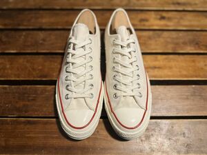 コンバース chuck Taylor チャックテイラー ct70 オールスター CONVERSE 三ツ星 OX ローカット LOW 生成り 27.5