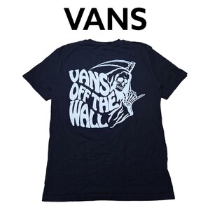 VANS　死神　ビッグプリント　Tシャツ　ヴァンズ　バンズ　アロハポーズ