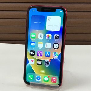 ☆ジャンク/中古品☆ SoftBank iPhone 11 64GB MWLV2J/A Red レッド SIMロック解除済み 〇判定