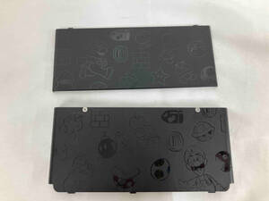 箱・説明書なし Nintendo New ニンテンドー 3DS きせかえプレート No.005 エンボス加工 マリオモノグラム グレー