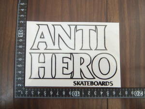 ◆新品U.S.本物アンチヒーロー【Antihero】輸入Blackhero 6.25" x 4.25"ステッカー限定◆送料230円～