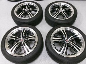 タイヤホイールセット ホイール付き 225/45R18 225/45/18 シュタイナーLST マークX　オデッセイ 岩槻