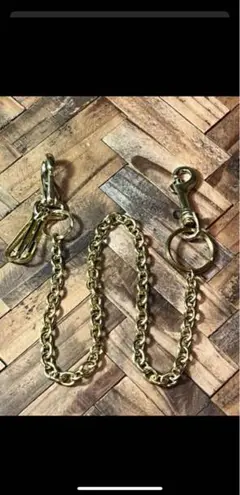 The Brass Wallet Chain】総真鍮素材使用ウォレットチェーン