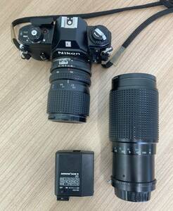 NIKON EM 35-70mm　＆　レンズ 70-210mm ＆フラッシュ Arrow ACEⅡ 20　動作未確認◆売上No2512~2514