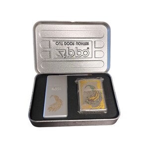 ★美品★ 特別限定品 孔雀ZIPPO ジッポライター/未使用携帯灰皿 ジッポー 喫煙具