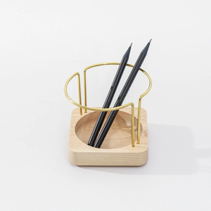 【Jeantopia】Brass Pen Holder（ペンホルダー）　ペン立て ペンスタンド デスクオーガナイザー