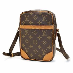 【1円スタート】ルイヴィトン(Louis Vuitton) ダヌーブ M45266 AR0032 モノグラム キャンバス ブラウン 茶色 ショルダーバッグ 送料880円