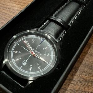 【即決】新品未使用品　電池交換済 Elliot havok エリオットハボック 腕時計 クォーツ time piece メンズ　ウォッチ　レザーベルト