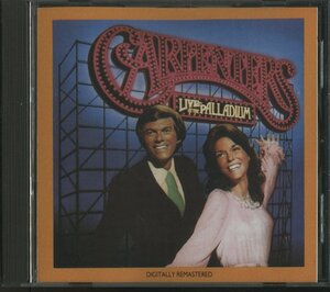 【美品】CD/ CARPENTERS / LIVE AT THE PALLADIUM / カーペンターズ / 輸入盤 PWKS572 41109