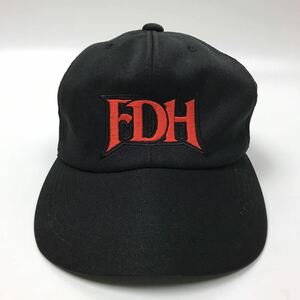 FDH 福岡ダイエーホークス 帽子 メッシュキャップ キャップ 野球帽 黒 ロゴ刺繍 赤