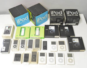 ワンオーナー品 Apple アップル iPod アイポッド 24台 まとめ売り iPod classic nano shuffle など ジャンク品 ys932