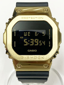 カシオ CASIO G-SHOCK BLACK GOLD GM-5600UG-9JF ジーショック ブラック ゴールド カラー デジタル 腕時計 【ブランド古着ベクトル】240605