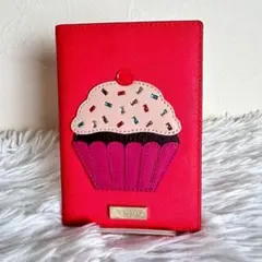 激レア✨　katespade カップケーキ レザー 手帳カバー カードケース