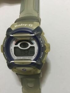 【CASIO 】Baby-G BGR-200 腕時計　電池交換済み　動作確認済み　ベビーG ショックレジスタント