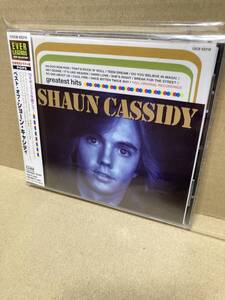 PROMO！美盤CD帯付！ショーン・キャシディ Shaun Cassidy Greatest Hits Columbia COCB-83210 見本盤 ベスト オブ SAMPLE 1999 JAPAN OBI