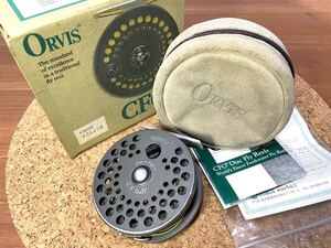 ★即決！稀少 ORVIS CFO 4 オービス fly reel フライリール 美品！機関好調 箱・ソフトケース・説明書付き C.F.O.IV ★