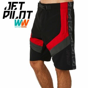 ジェットパイロット JETPILOT 2023 ボードパンツ 送料無料 オプティマム メンズ ボードショーツ S22900 ブラック/レッド 36 海パン