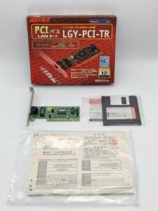 1円 BUFFALO PC98-NX PC-9821 DOS/V PCIバス LANカード LGY-PCI-TR Windows95 WindowsNT対応【5412】