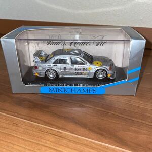 レア物　1/43 MINICHAMPS Mercedes 190 Evo 2 AMG Berlin 2000 GP Macau 1992 E. Lohr