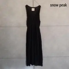 snow peak ウォッシュド リネン ドレス 定価28600 X3651