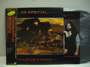 [LP] 38 SPECIAL 38スペシャル / TOUR DE FORCE ツアー・デ・フォース 国内帯付 アルファレコード AMP-28086 ◇r30913