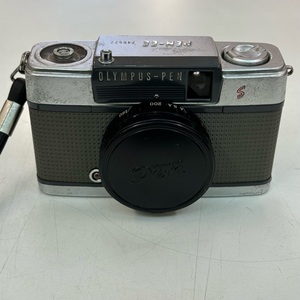 上13503 OLYMPUS PENーEE S　レトロ　フイルムカメラ　シャッター操作OK　現状品