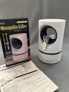 ◆未使用品◆蚊取り器 吸引式蚊取り捕虫器 モスキートキラー Mosquito killer ブルーライト HRN-536 USB給電