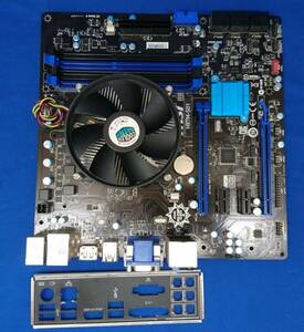 【3点セット】「マザー:msi H87M-S01」+「CPU:Core i7 4770」+「クーラー:COOLER MASTER」 ジャンク