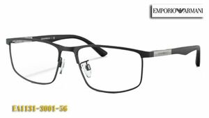 EPORIO ARMANI エンポリオ・アルマーニ 眼鏡 メガネ フレーム EA1131-3001-56サイズ 正規品 バネ丁番テンプル