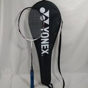 【美品】YONEX ヨネックス バドミントン ラケット NANORAY 110 ナノレイ シャトル ケース付き【スポーツ ブランド 人気 運動 レジャー】1