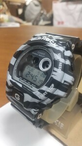 1円スタート売り切り 断捨離中 GD-X6900BW G-SHOCK CASIO 白黒 ゼブラ