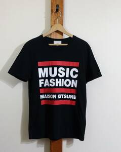 MAISON KITSUNE/メゾンキツネ◇Tシャツ MUSIC FASHION RUN DMC ランDMC パロディ オマージュ