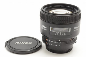 ※１円出品～ ◆極美品◆ Nikon ニコン AF NIKKOR 85mm F1.8D 大口径単焦点レンズ Fマウント ★aKT850 e