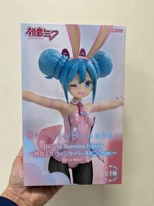 H524【在庫8★未開封新品】初音ミク BiCute Bunnies Figureー初音ミク ウィンク・パールピンクver.ー フィギュア