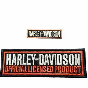 希少 70s 80s USA製 ワッペン 当時物 Harley-Davidson ビンテージ ハーレーダビッドソン ロゴ パッチ 刺繍 ワッペン 