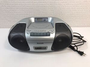 1/10a7 CDラジカセ Panasonic ポータブルステレオCDシステム RX-D27 2006年製 パナソニック FM/AM ラジオ カセットテープ CD