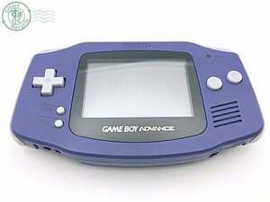 2409600182　☆ Nintendo GBA GAMEBOY ADVANCE ゲームボーイアドバンス AGB-001 任天堂 パープル系 ゲーム機 現状品 中古