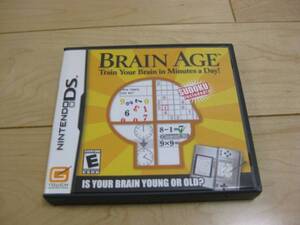 海外版、ニンテンドーDSの脳トレ　「BRAIN AGE」