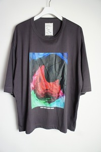 美品 SHAREEFシャリーフ PAINT BIG TEE Tシャツ 半袖カットソー SH-2231D 1117N