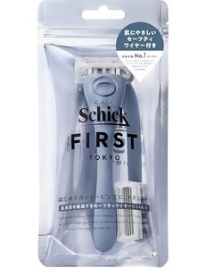 Schick(シック) シックファースト シェービング ホルダー（刃付き＋替刃１コ） デニムインディゴ