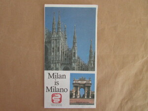 イタリア・ミラノ観光市街地図 1999年版 Milan is Milano Map