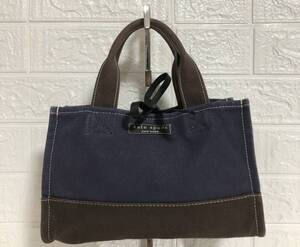 no22675 kate spade new york ケイトスペード キャンバス ハンド トート バッグ ☆