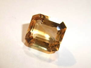 高品質!綺麗!シトリンcitrine 7.3ct 宝飾品大粒系外し石カット石　10　綺麗なリユースのジュエリー製品の外し裸石等☆まとめて同梱可 624-7