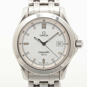 ■ 1円 ～ 中古品 参定17.6万■ OMEGA オメガ ■ シーマスター120 2511.20 ■ クォーツ ビンテージ ホワイト メンズ ボーイズ ユニセックス